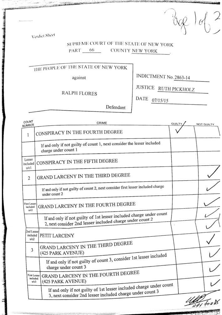 Verdict Sheet